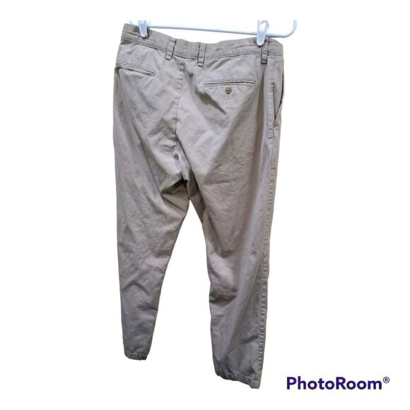 J.Crew Factory Men’s Classic Fit Chino Pants Beige Khaki 34x30 Casual Work - Picture 2 of 9